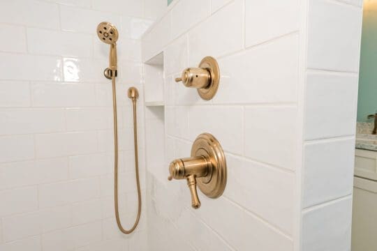 Custom bathroom shower