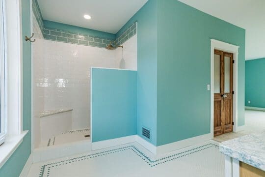 Custom bathroom build